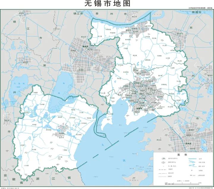 江苏省和13大地级市2023年版行政区划地图  -图4