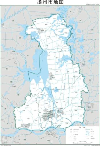 江苏省和13大地级市2023年版行政区划地图  -图7