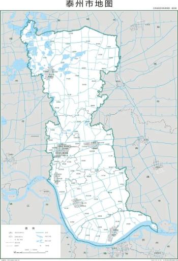 江苏省和13大地级市2023年版行政区划地图  -图8