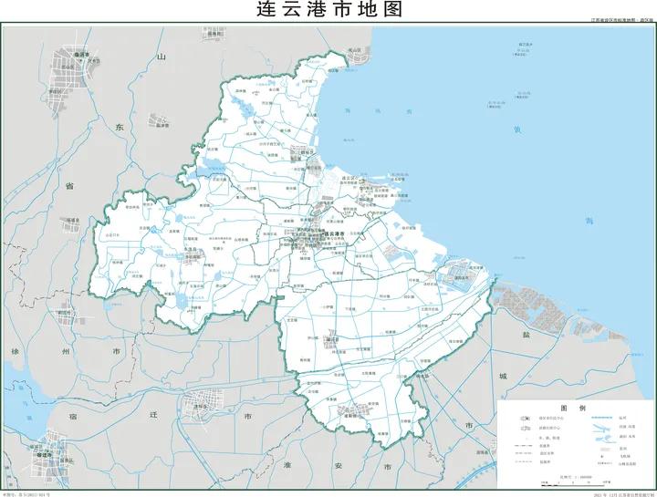 江苏省和13大地级市2023年版行政区划地图  -图11