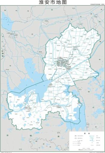 江苏省和13大地级市2023年版行政区划地图  -图14