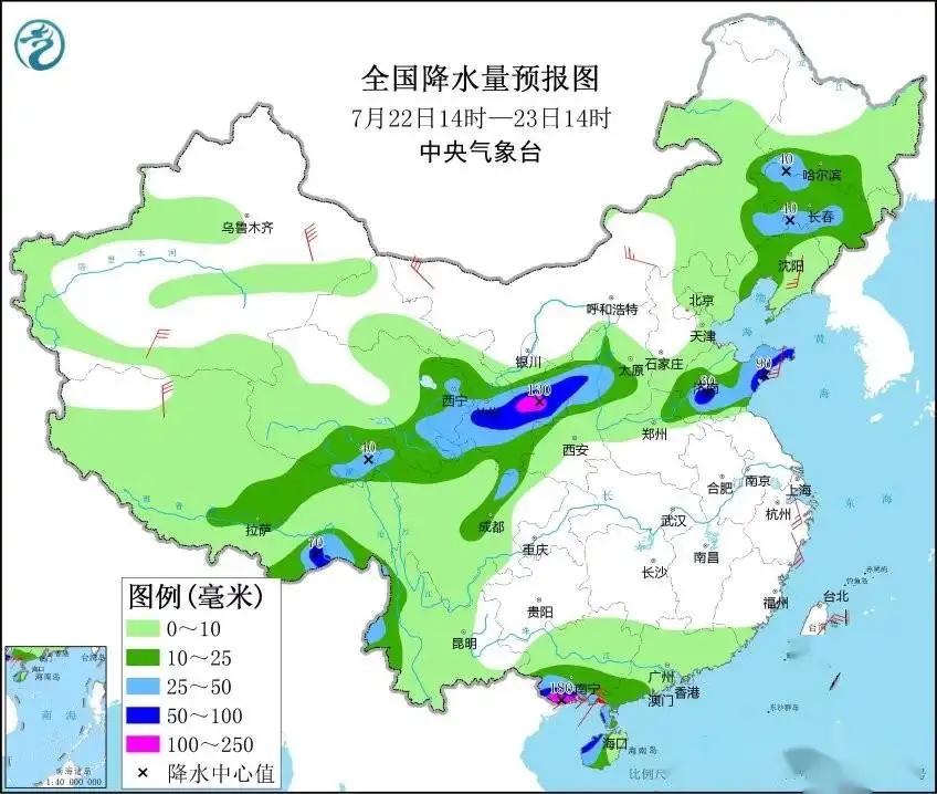 大雨突来，来看看降水量，有没有你们的地方！  -图5